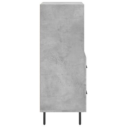 Sideboard Betongrau 34,5x34x90 cm Holzwerkstoff - Pazzar.ch