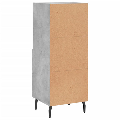 Sideboard Betongrau 34,5x34x90 cm Holzwerkstoff - Pazzar.ch