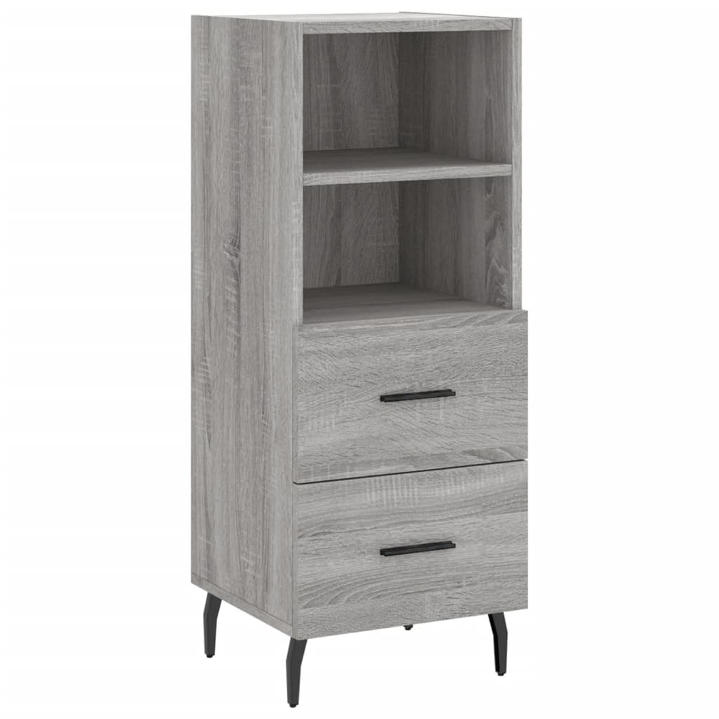 Sideboard Grau Sonoma 34,5x34x90 cm Holzwerkstoff - Pazzar.ch