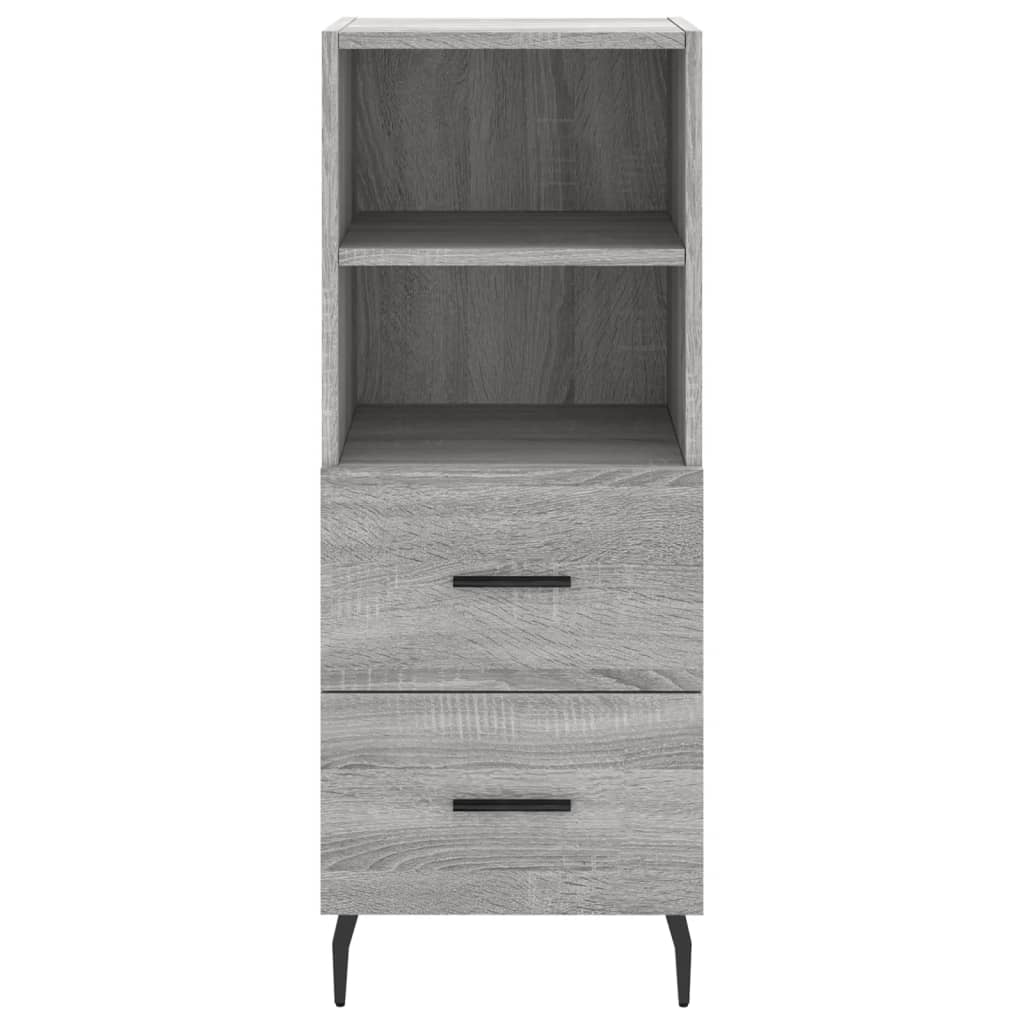 Sideboard Grau Sonoma 34,5x34x90 cm Holzwerkstoff - Pazzar.ch
