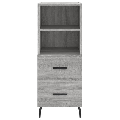 Sideboard Grau Sonoma 34,5x34x90 cm Holzwerkstoff - Pazzar.ch