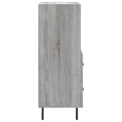 Sideboard Grau Sonoma 34,5x34x90 cm Holzwerkstoff - Pazzar.ch