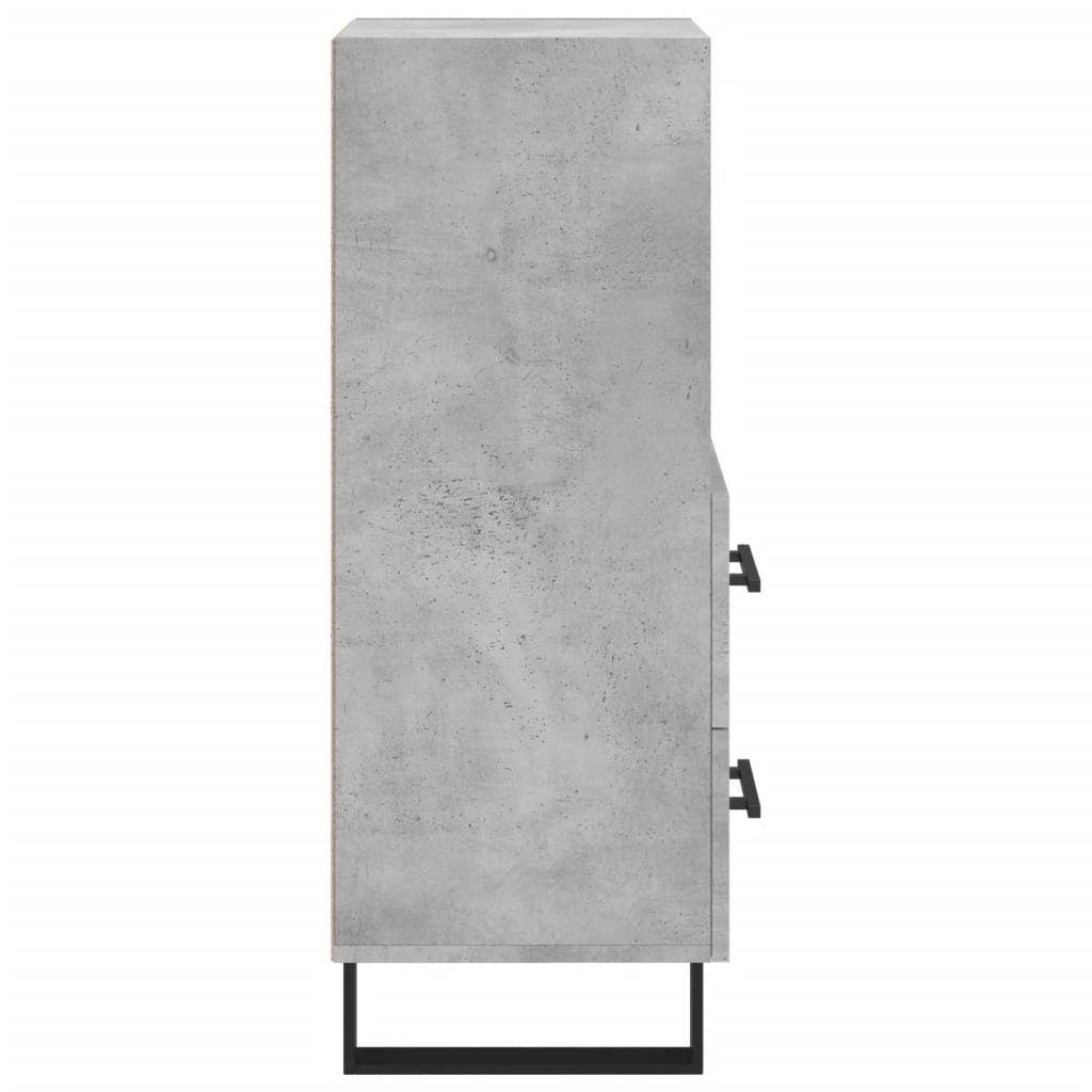 Sideboard Betongrau 34,5x34x90 cm Holzwerkstoff - Pazzar.ch