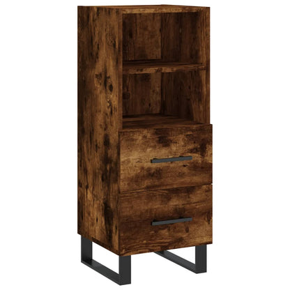 Sideboard Räuchereiche 34,5x34x90 cm Holzwerkstoff - Pazzar.ch