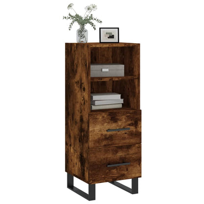 Sideboard Räuchereiche 34,5x34x90 cm Holzwerkstoff - Pazzar.ch