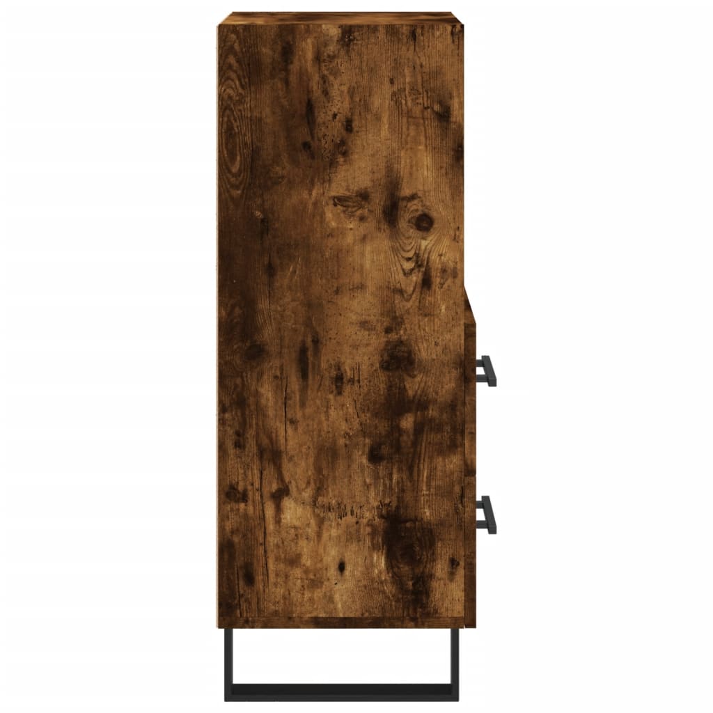 Sideboard Räuchereiche 34,5x34x90 cm Holzwerkstoff - Pazzar.ch