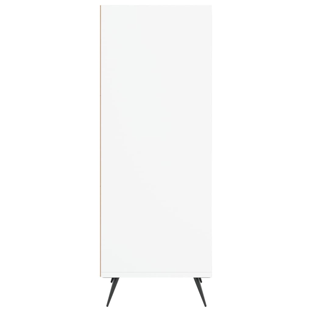 Regalschrank Weiß 34,5x32,5x90 cm Holzwerkstoff - Pazzar.ch
