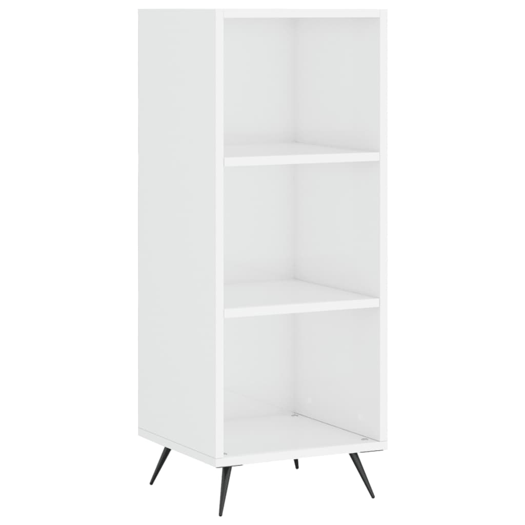 Regalschrank Hochglanz-Weiß 34,5x32,5x90 cm Holzwerkstoff - Pazzar.ch