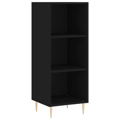 Sideboard Schwarz 34,5x32,5x90 cm Holzwerkstoff - Pazzar.ch