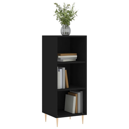 Sideboard Schwarz 34,5x32,5x90 cm Holzwerkstoff - Pazzar.ch
