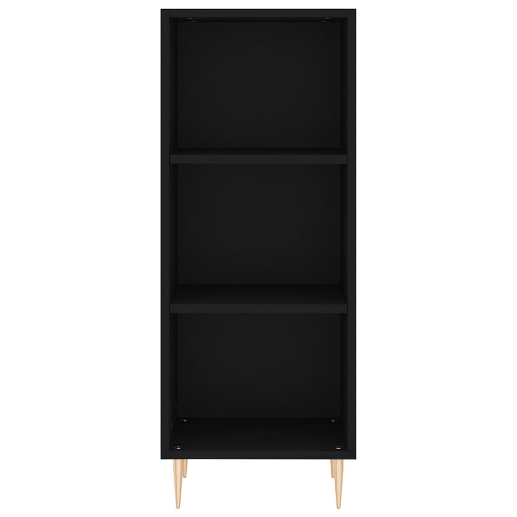 Sideboard Schwarz 34,5x32,5x90 cm Holzwerkstoff - Pazzar.ch