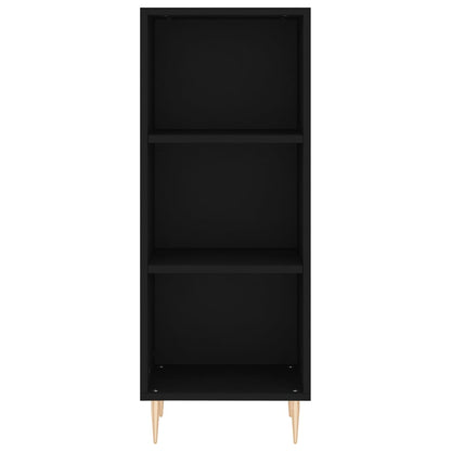 Sideboard Schwarz 34,5x32,5x90 cm Holzwerkstoff - Pazzar.ch