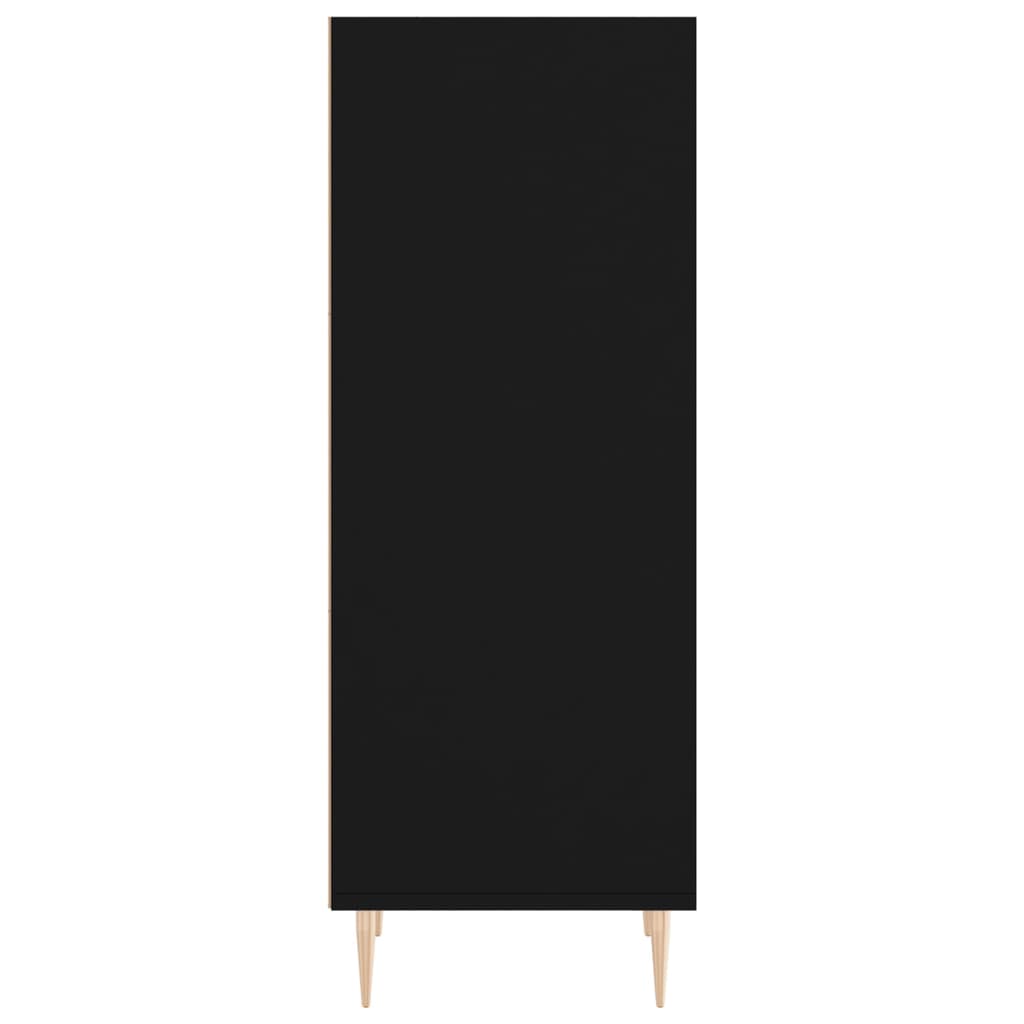 Sideboard Schwarz 34,5x32,5x90 cm Holzwerkstoff - Pazzar.ch