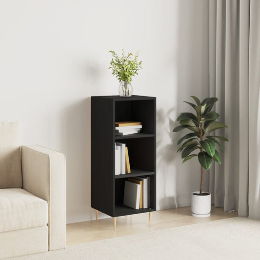 Sideboard Schwarz 34,5x32,5x90 cm Holzwerkstoff - Pazzar.ch