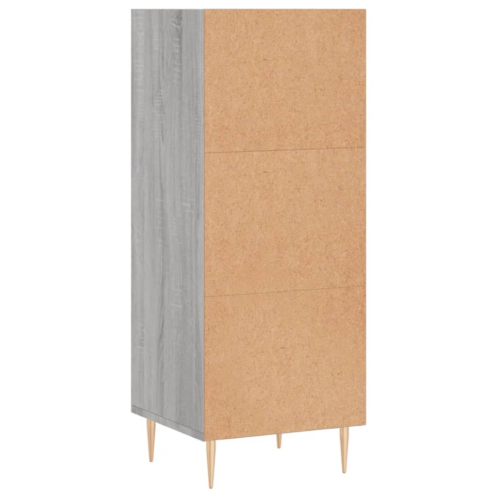 Sideboard Grau Sonoma 34,5x32,5x90 cm Holzwerkstoff - Pazzar.ch