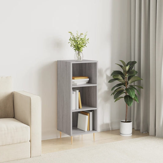 Sideboard Grau Sonoma 34,5x32,5x90 cm Holzwerkstoff - Pazzar.ch