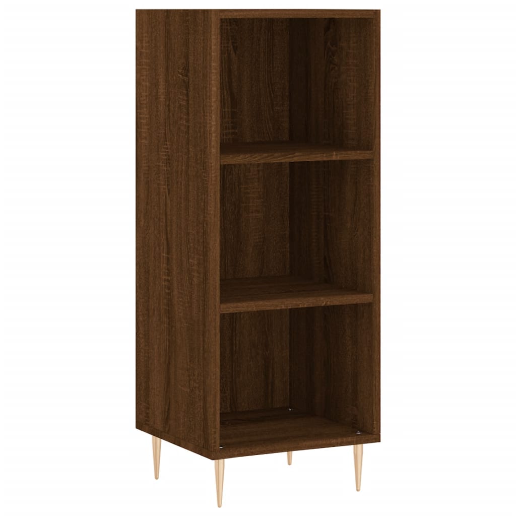 Sideboard Braun Eichen-Optik 34,5x32,5x90 cm Holzwerkstoff - Pazzar.ch