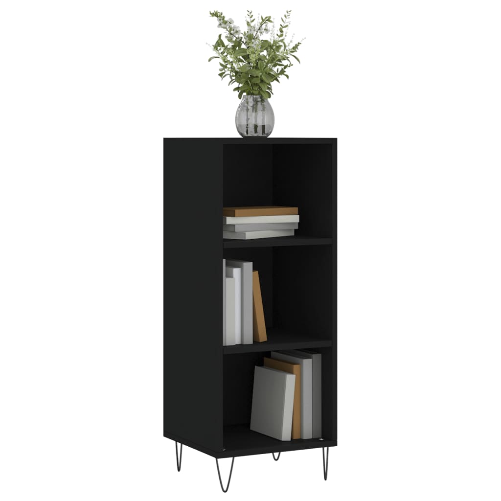 Sideboard Schwarz 34,5x32,5x90 cm Holzwerkstoff - Pazzar.ch