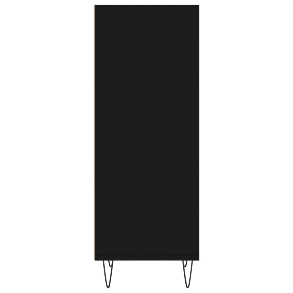 Sideboard Schwarz 34,5x32,5x90 cm Holzwerkstoff - Pazzar.ch