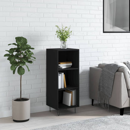Sideboard Schwarz 34,5x32,5x90 cm Holzwerkstoff - Pazzar.ch