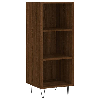Sideboard Braun Eichen-Optik 34,5x32,5x90 cm Holzwerkstoff - Pazzar.ch