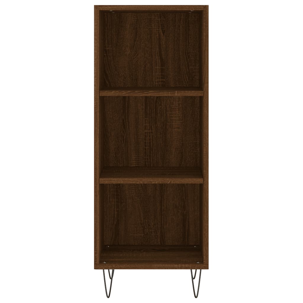 Sideboard Braun Eichen-Optik 34,5x32,5x90 cm Holzwerkstoff - Pazzar.ch