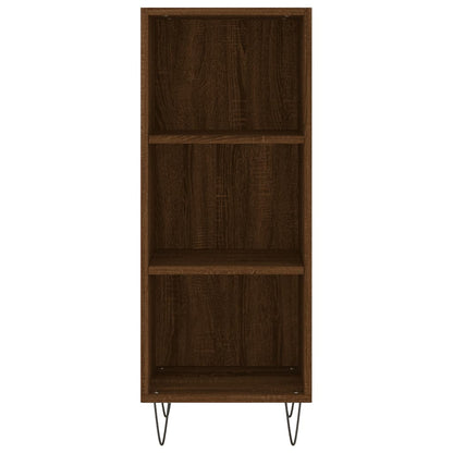 Sideboard Braun Eichen-Optik 34,5x32,5x90 cm Holzwerkstoff - Pazzar.ch