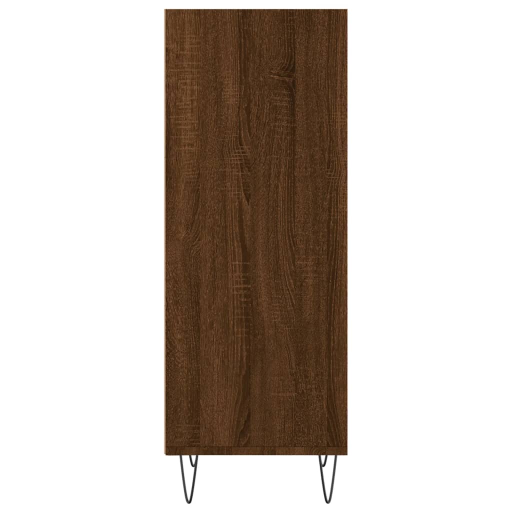 Sideboard Braun Eichen-Optik 34,5x32,5x90 cm Holzwerkstoff - Pazzar.ch