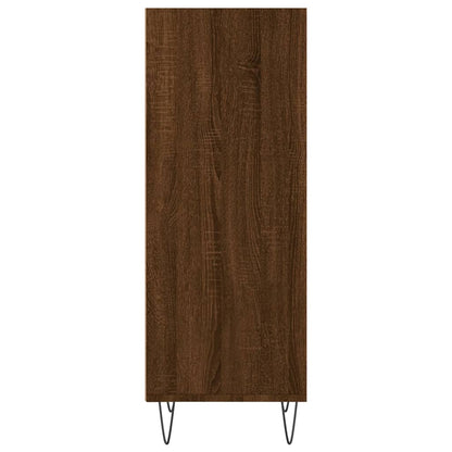 Sideboard Braun Eichen-Optik 34,5x32,5x90 cm Holzwerkstoff - Pazzar.ch