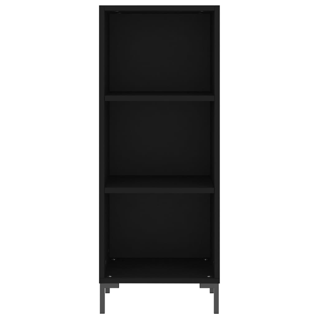 Sideboard Schwarz 34,5x32,5x90 cm Holzwerkstoff - Pazzar.ch
