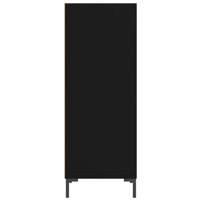Sideboard Schwarz 34,5x32,5x90 cm Holzwerkstoff - Pazzar.ch