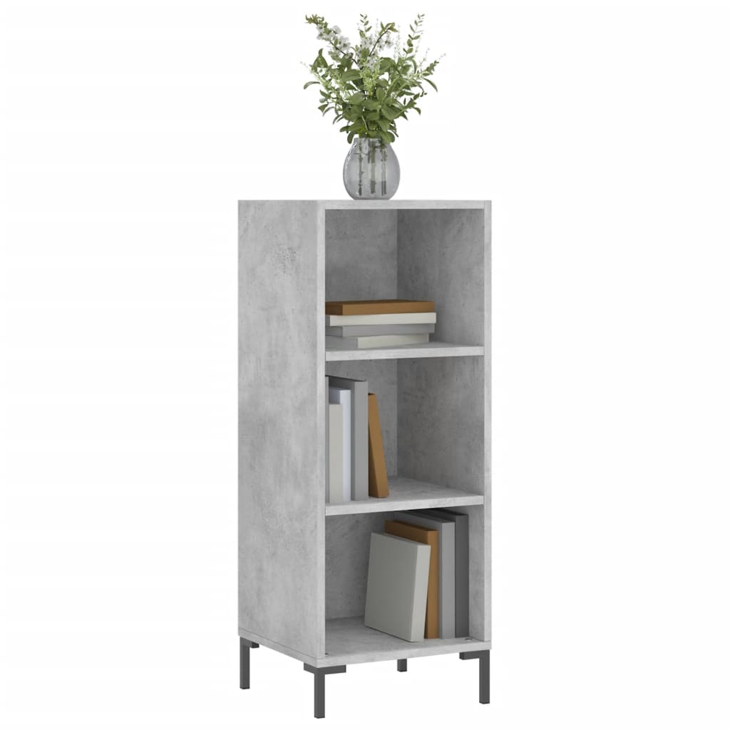 Sideboard Betongrau 34,5x32,5x90 cm Holzwerkstoff - Pazzar.ch