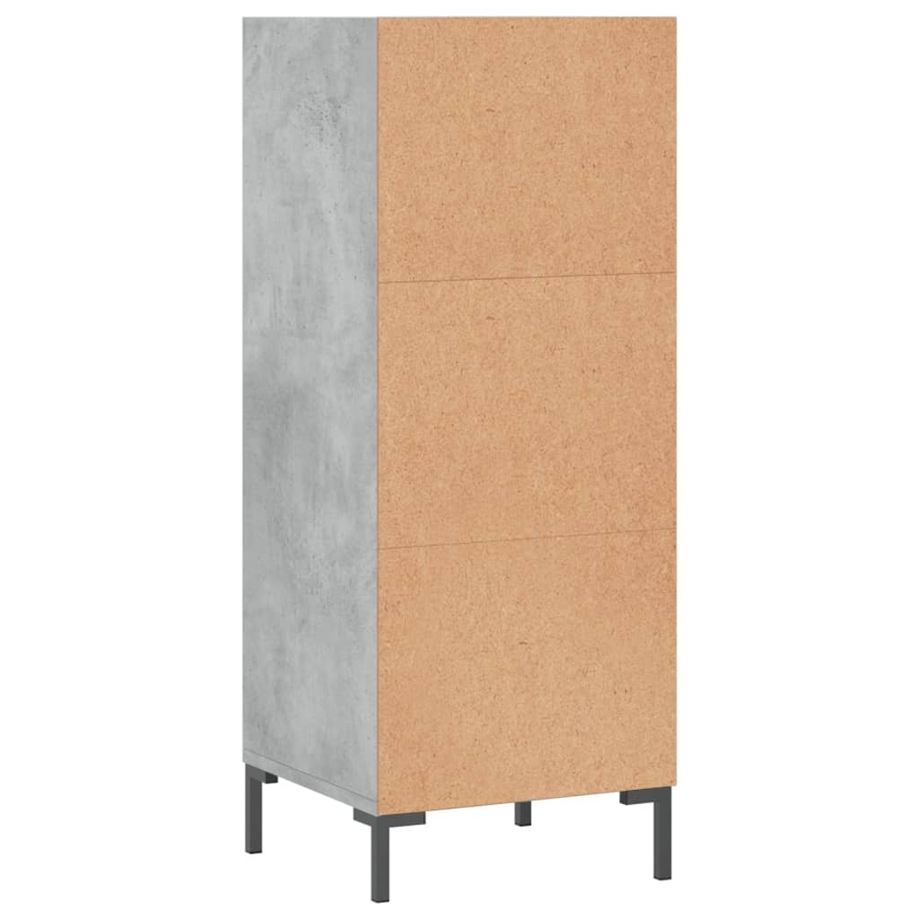 Sideboard Betongrau 34,5x32,5x90 cm Holzwerkstoff - Pazzar.ch