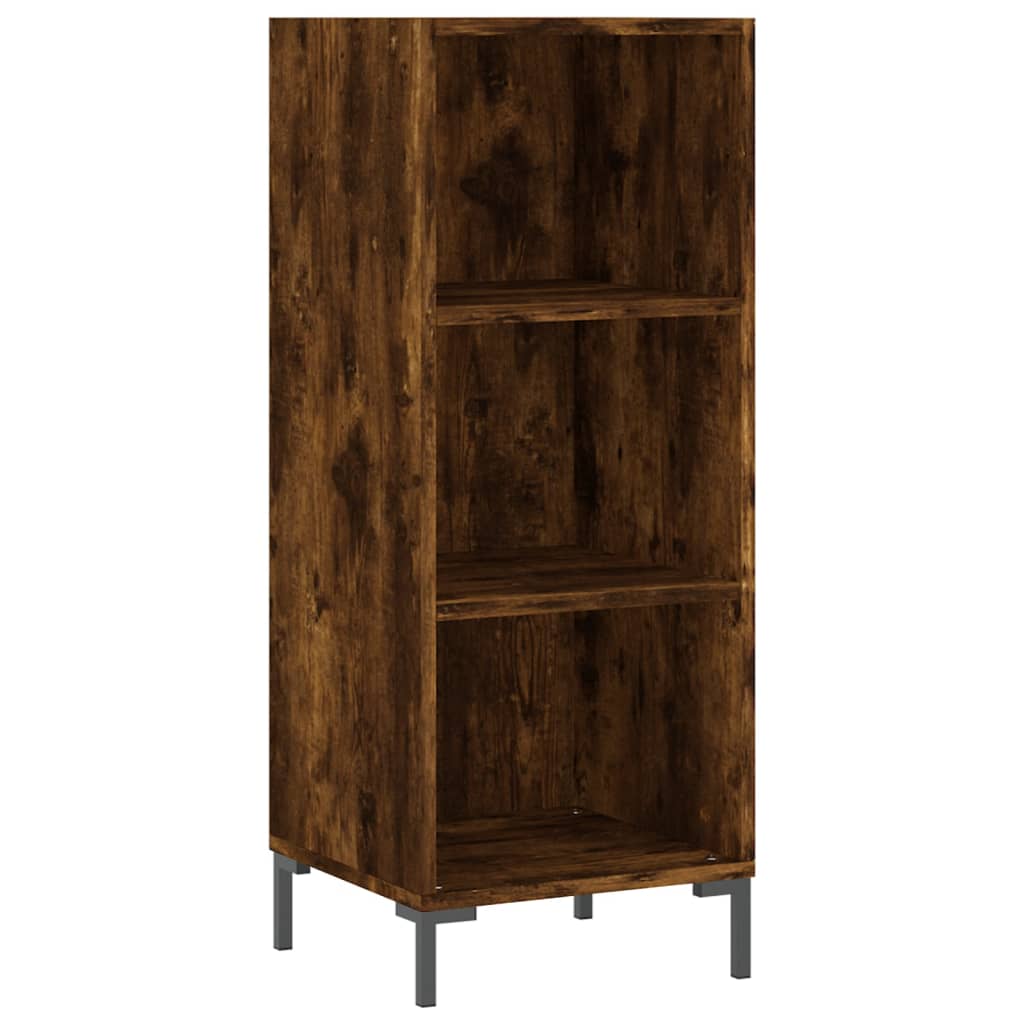 Sideboard Räuchereiche 34,5x32,5x90 cm Holzwerkstoff - Pazzar.ch
