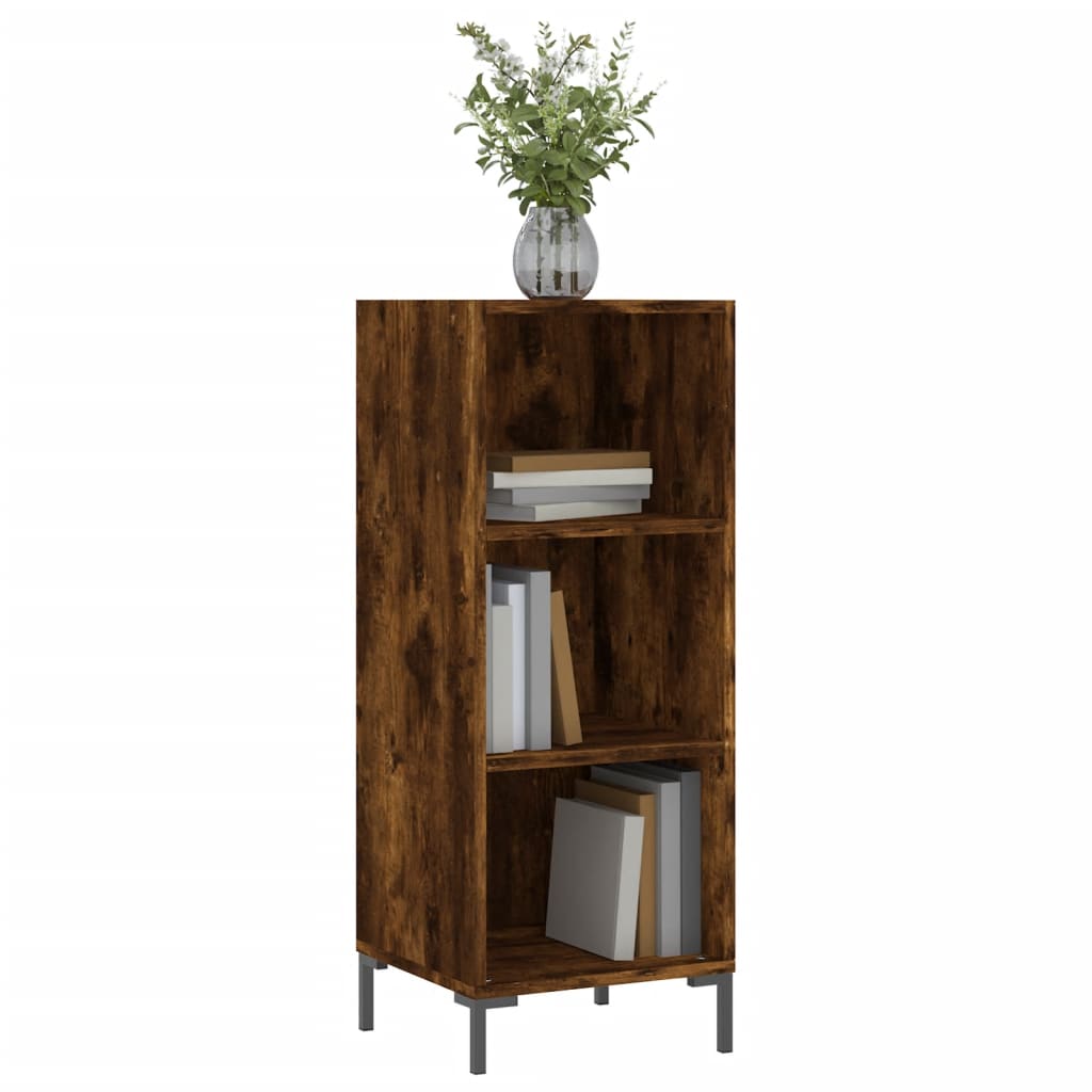 Sideboard Räuchereiche 34,5x32,5x90 cm Holzwerkstoff - Pazzar.ch