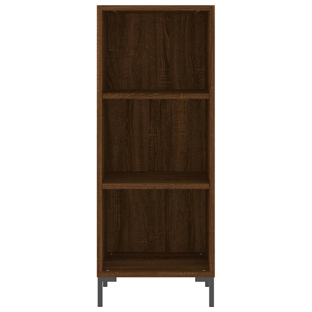 Sideboard Braun Eichen-Optik 34,5x32,5x90 cm Holzwerkstoff - Pazzar.ch