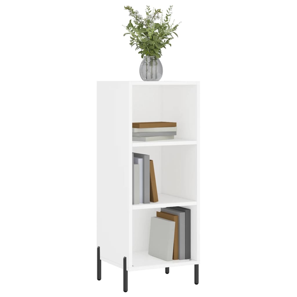 Sideboard Weiß 34,5x32,5x90 cm Holzwerkstoff - Pazzar.ch