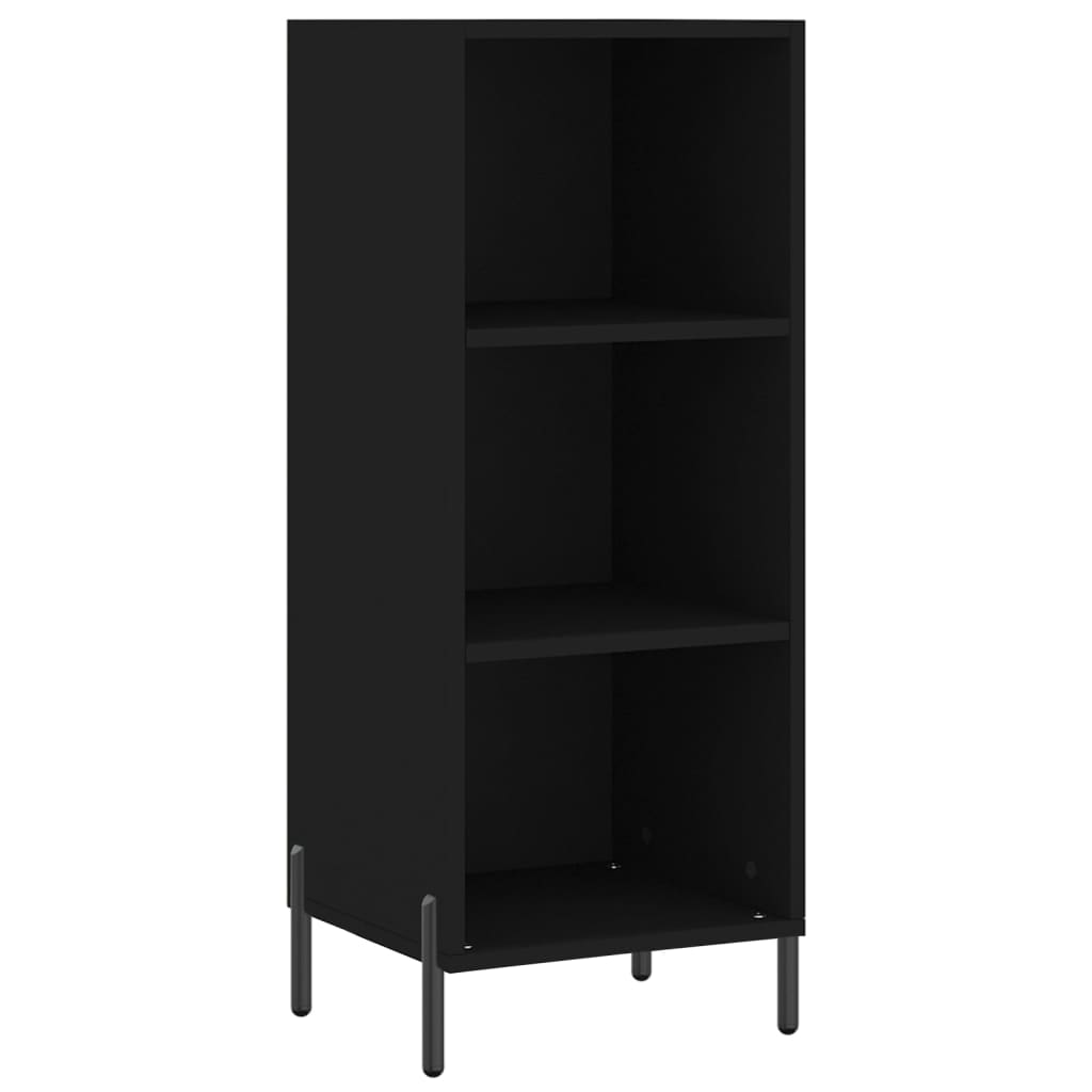 Sideboard Schwarz 34,5x32,5x90 cm Holzwerkstoff - Pazzar.ch