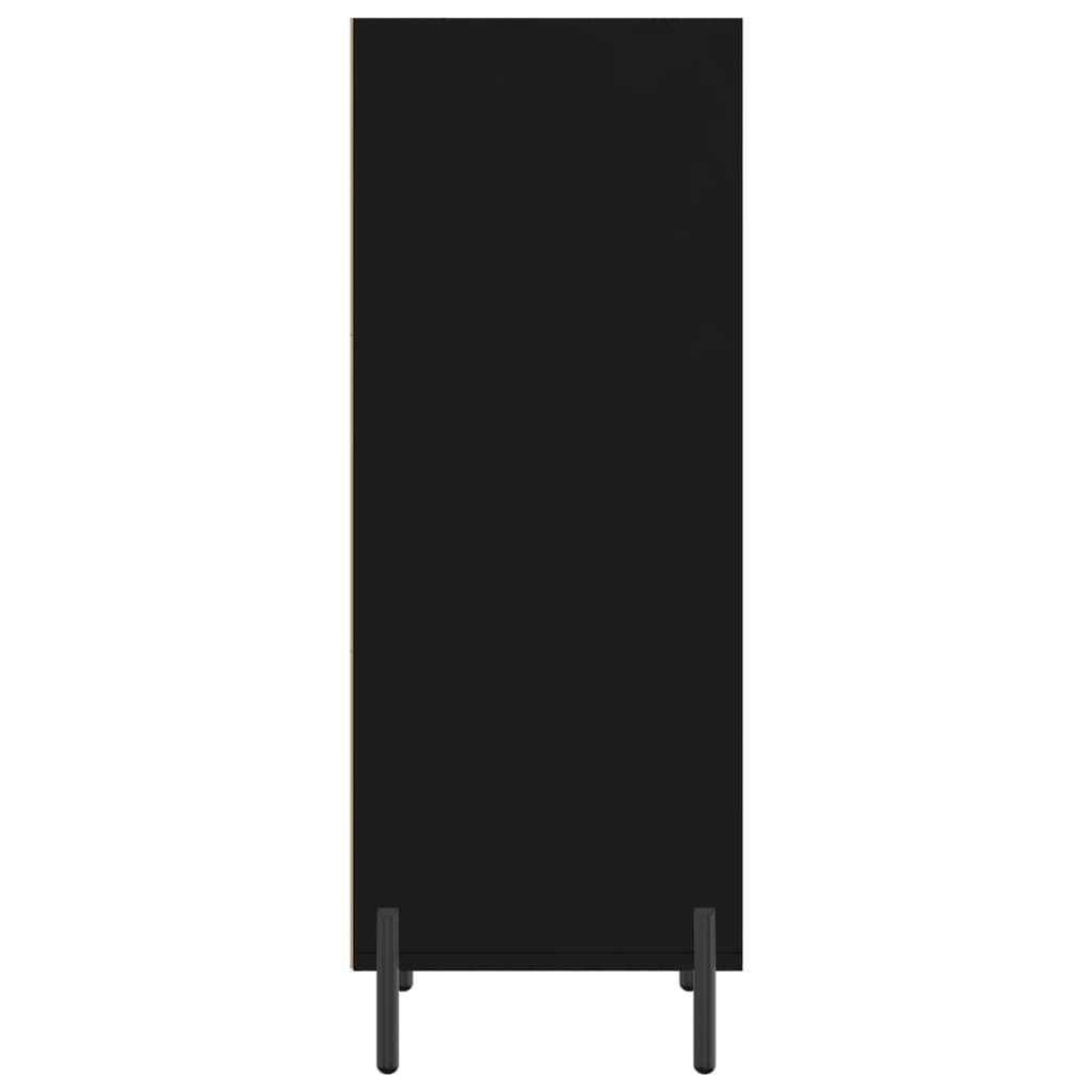 Sideboard Schwarz 34,5x32,5x90 cm Holzwerkstoff - Pazzar.ch