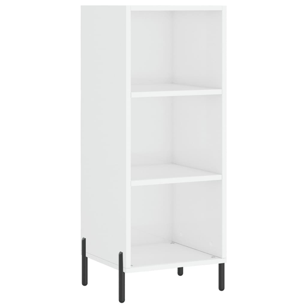 Sideboard Hochglanz-Weiß 34,5x32,5x90 cm Holzwerkstoff - Pazzar.ch