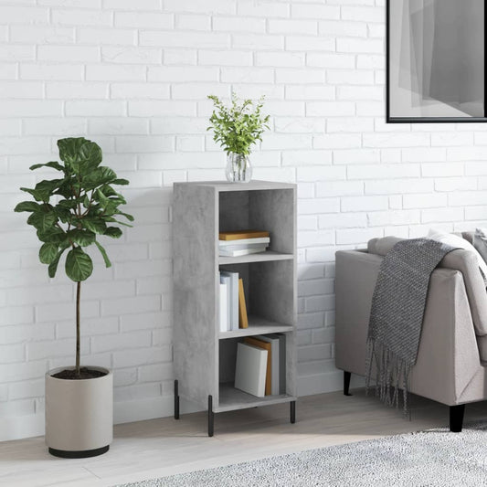 Sideboard Betongrau 34,5x32,5x90 cm Holzwerkstoff - Pazzar.ch