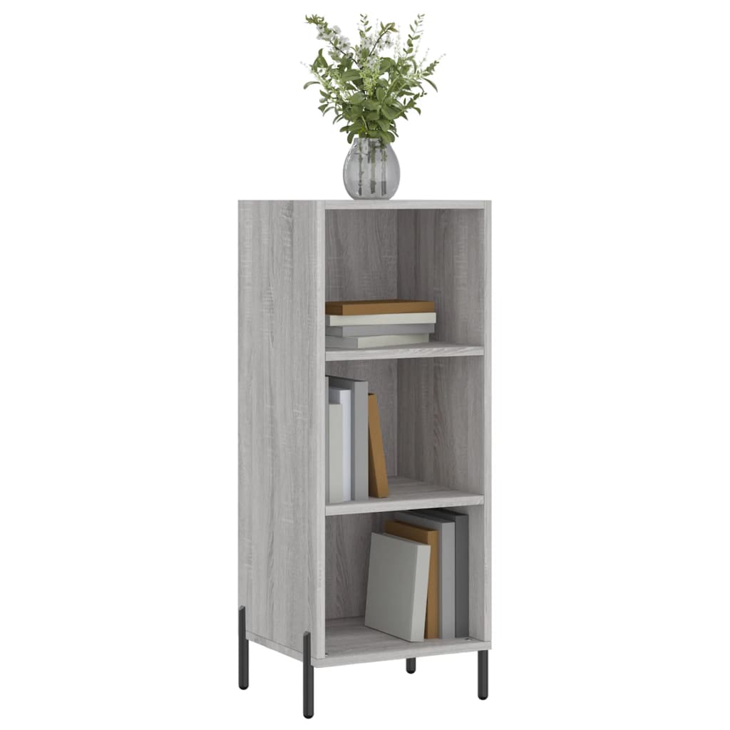 Sideboard Grau Sonoma 34,5x32,5x90 cm Holzwerkstoff - Pazzar.ch