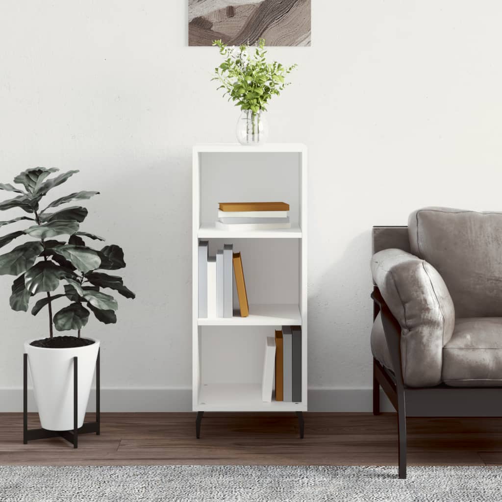 Sideboard Weiß 34,5x32,5x90 cm Holzwerkstoff - Pazzar.ch