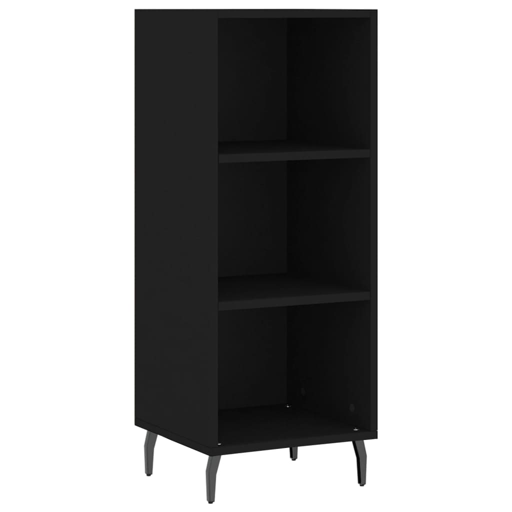 Sideboard Schwarz 34,5x32,5x90 cm Holzwerkstoff - Pazzar.ch