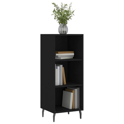 Sideboard Schwarz 34,5x32,5x90 cm Holzwerkstoff - Pazzar.ch