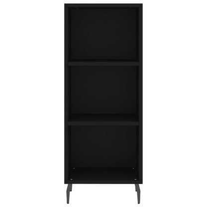 Sideboard Schwarz 34,5x32,5x90 cm Holzwerkstoff - Pazzar.ch