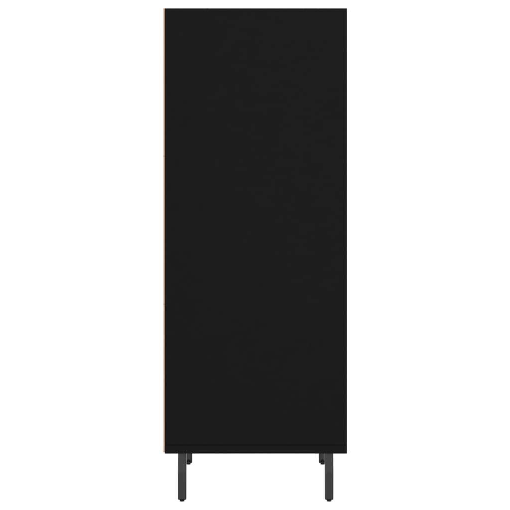 Sideboard Schwarz 34,5x32,5x90 cm Holzwerkstoff - Pazzar.ch