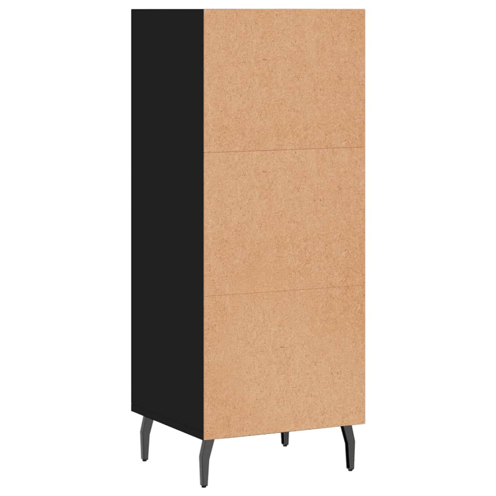 Sideboard Schwarz 34,5x32,5x90 cm Holzwerkstoff - Pazzar.ch