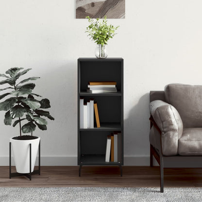 Sideboard Schwarz 34,5x32,5x90 cm Holzwerkstoff - Pazzar.ch