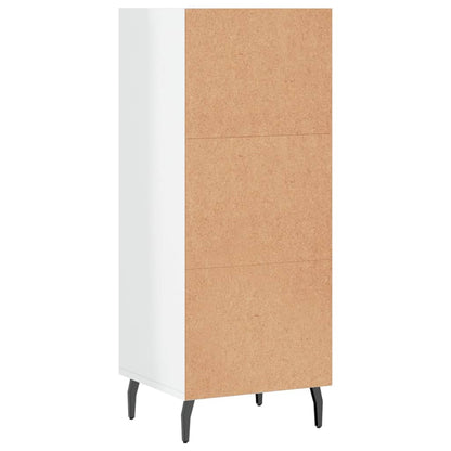 Sideboard Hochglanz-Weiß 34,5x32,5x90 cm Holzwerkstoff - Pazzar.ch